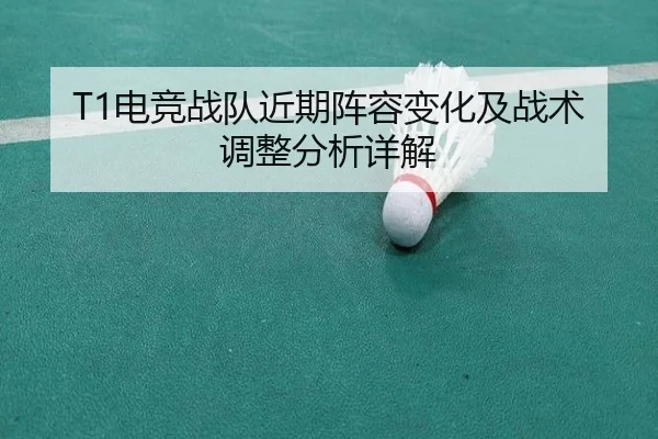T1电竞战队近期阵容变化及战术调整分析详解